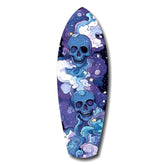 Midnight Skull Nocturnal Shadows Glass Wall Art.